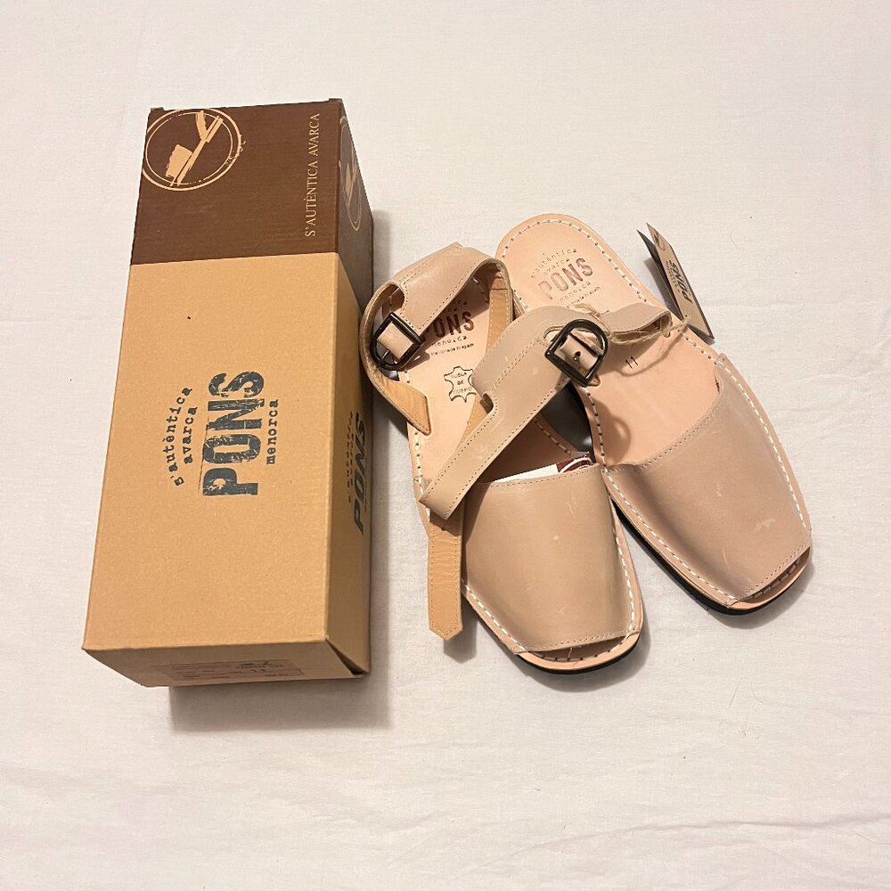 Avarcas USA Pons Sandals - Sand, Size 11